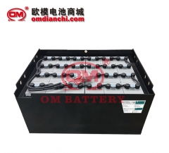 淄博火炬电动叉车蓄电池电瓶品牌24V48V80V全国送货安装,质保两年